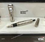 Replica Mont blanc Writers Edition Pens Rudyard Kipling Silver Fountain Pen